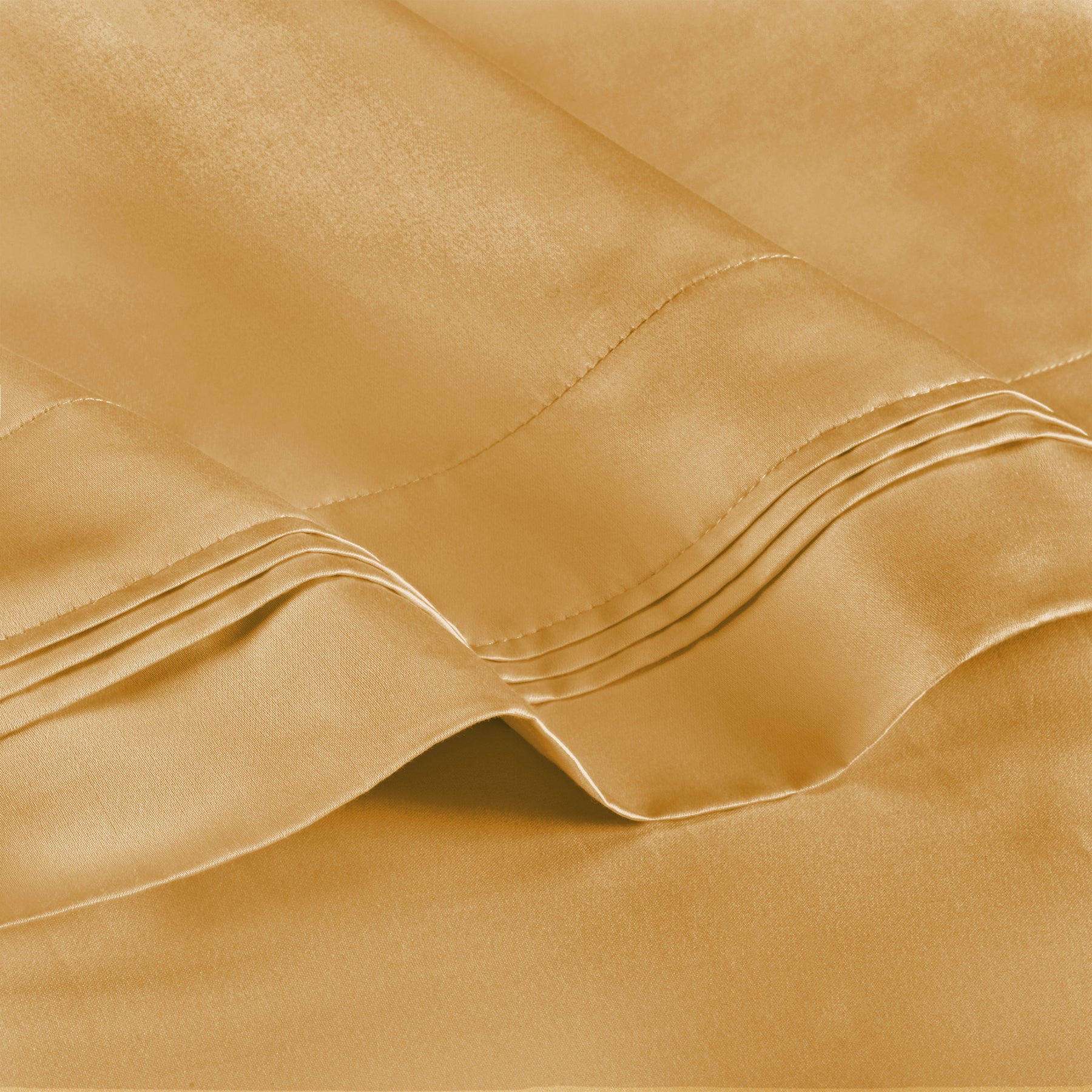 Premium 650 Thread Count Egyptian Cotton Solid Pillowcase Set -  Gold