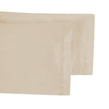 Premium 650 Thread Count Egyptian Cotton Solid Pillowcase Set - Ivory