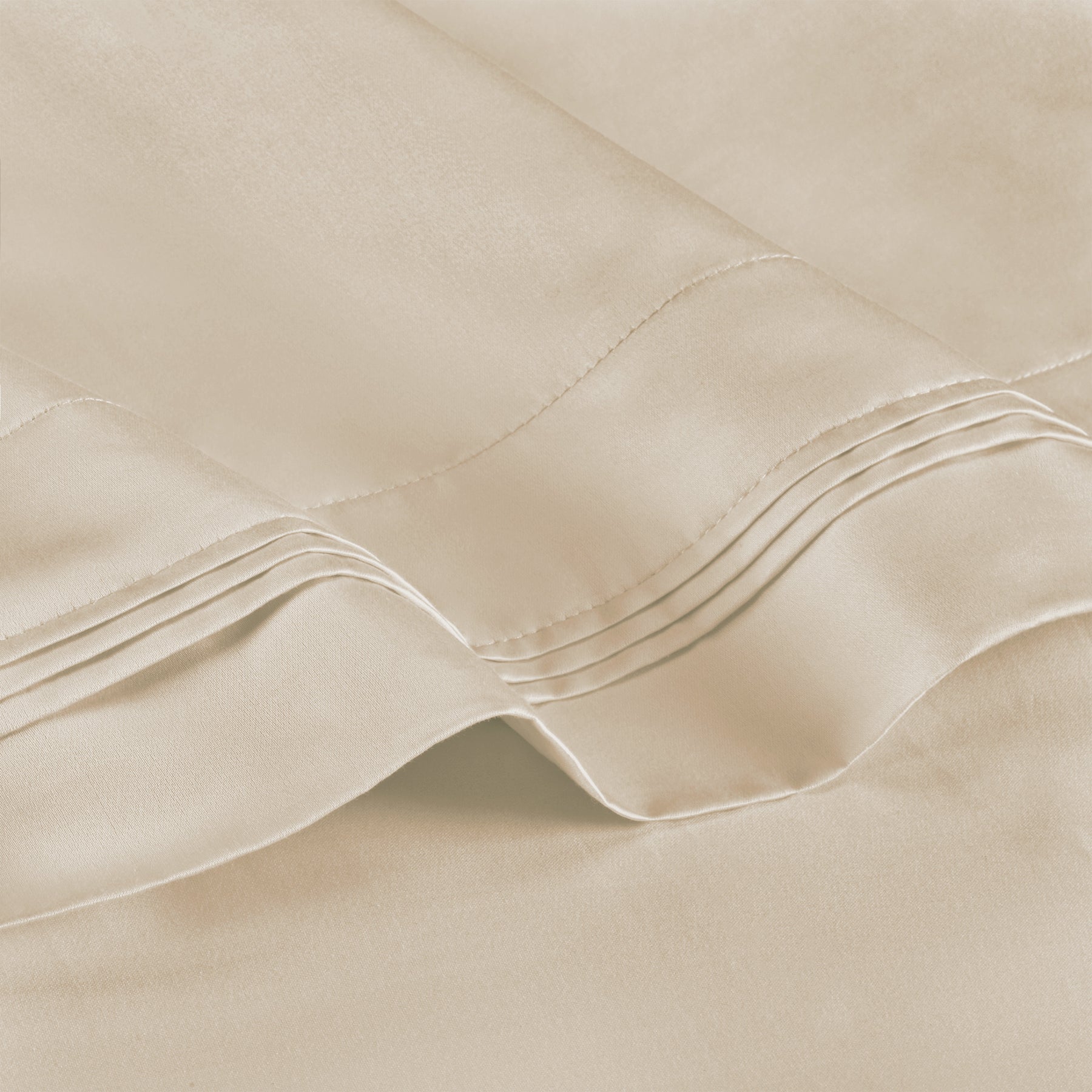 Premium 650 Thread Count Egyptian Cotton Solid Pillowcase Set -  Ivory