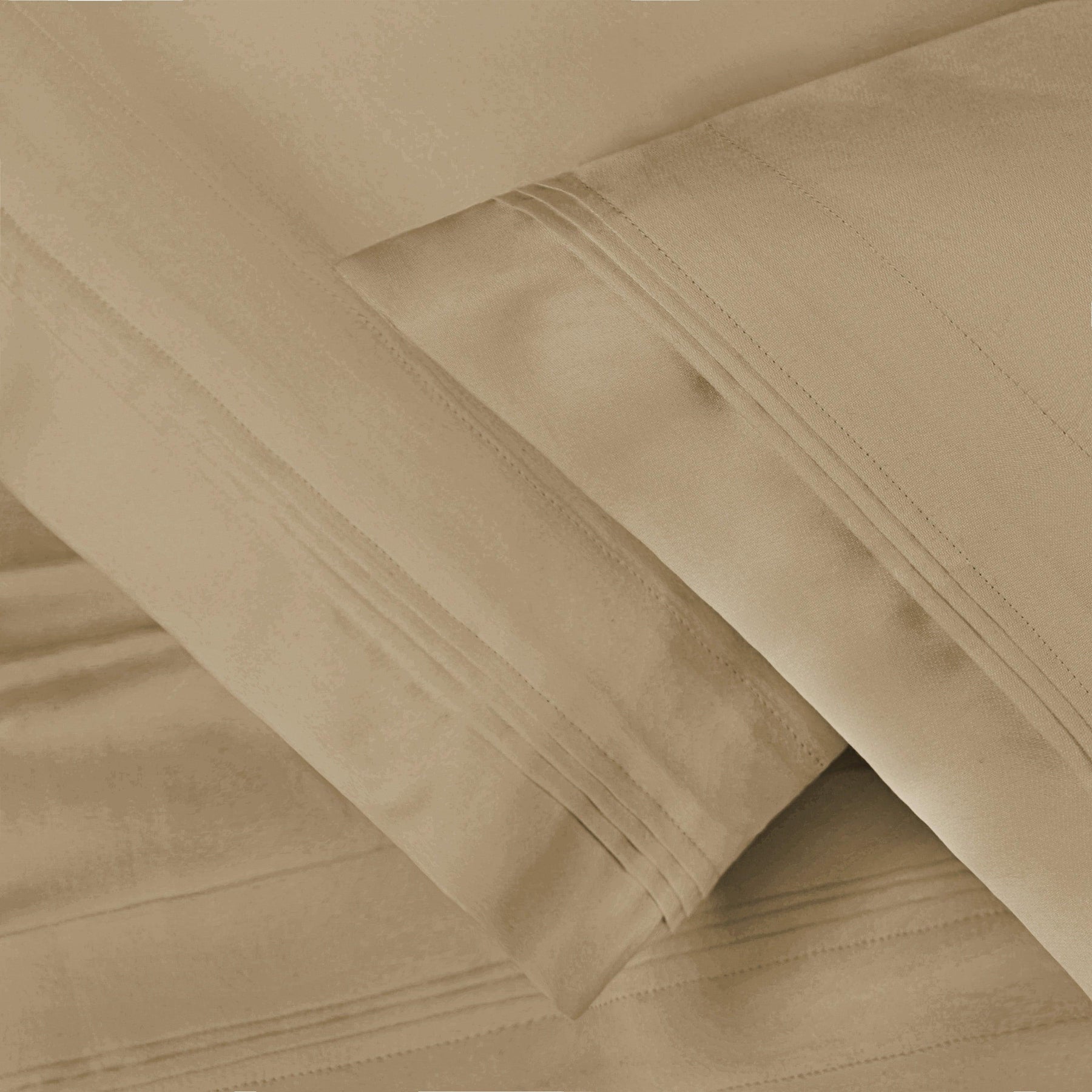 Premium 650 Thread Count Egyptian Cotton Solid Pillowcase Set -  Linen