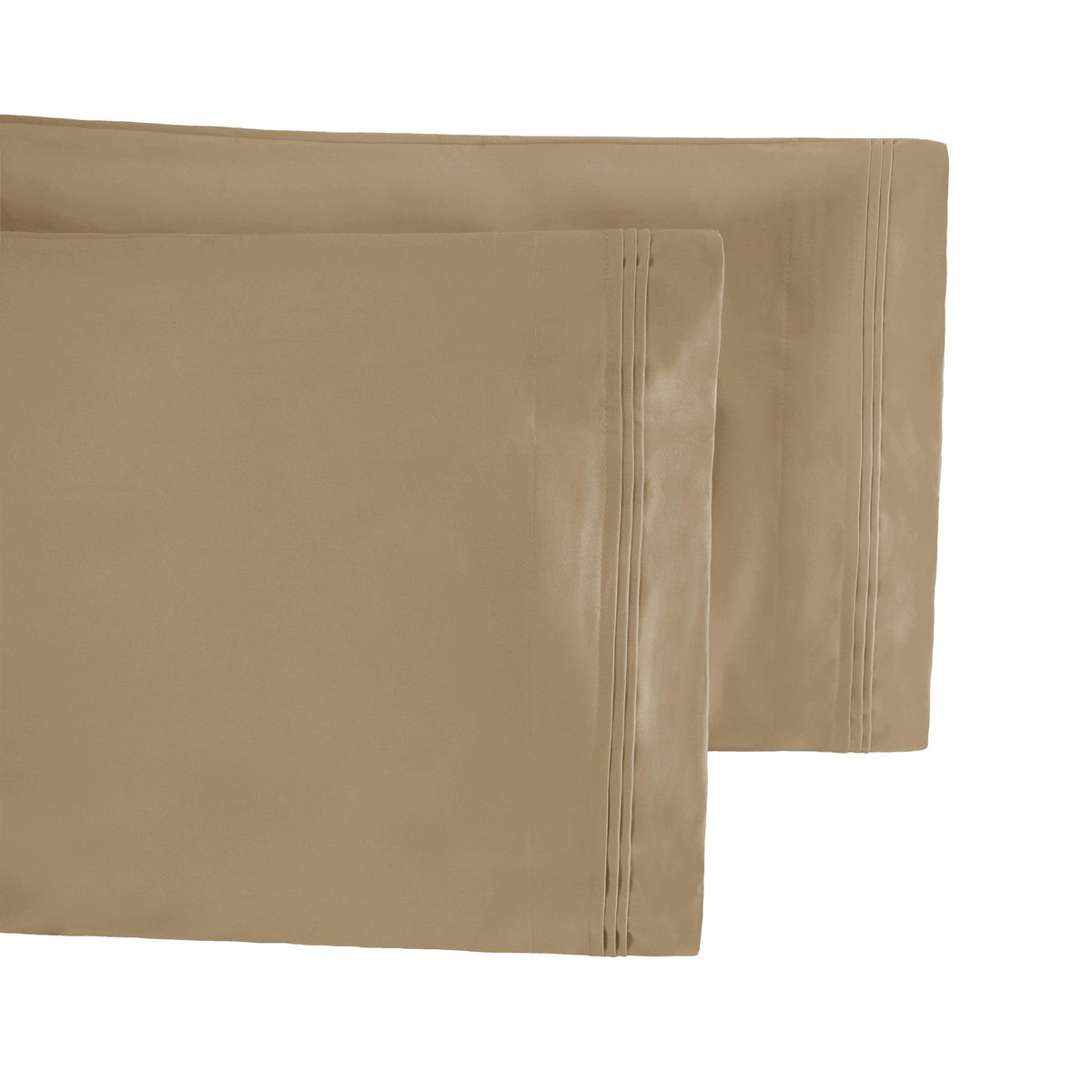 Premium 650 Thread Count Egyptian Cotton Solid Pillowcase Set - Linen