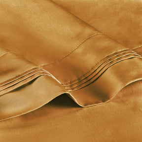 Premium 650 Thread Count Egyptian Cotton Solid Pillowcase Set - Maple Sugar