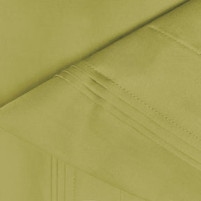 Premium 650 Thread Count Egyptian Cotton Solid Pillowcase Set - Olive Green