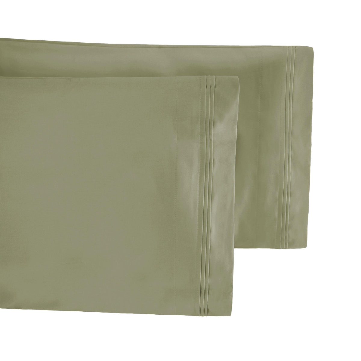 Premium 650 Thread Count Egyptian Cotton Solid Pillowcase Set - Sage