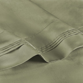 Premium 650 Thread Count Egyptian Cotton Solid Pillowcase Set - Sage