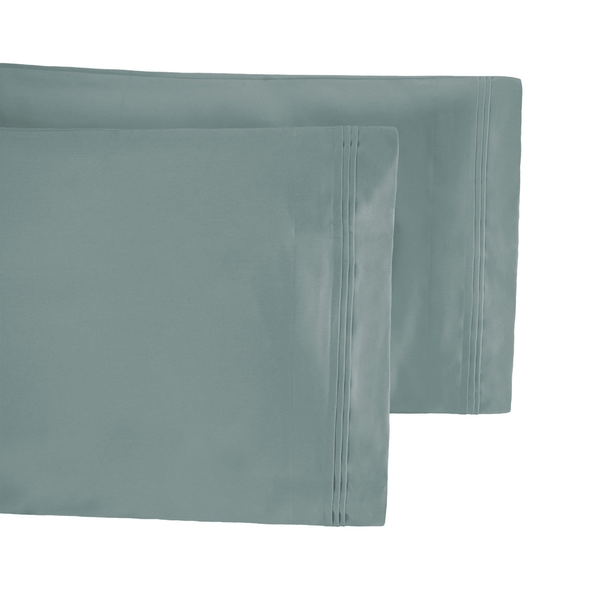 Premium 650 Thread Count Egyptian Cotton Solid Pillowcase Set - Baby Blue