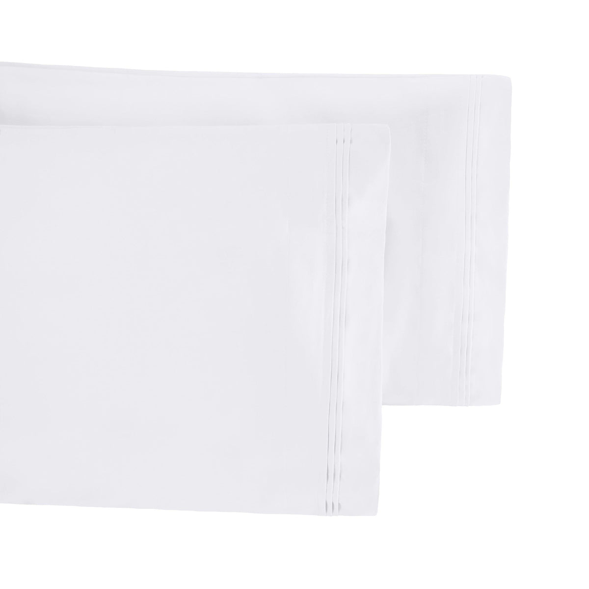 Premium 650 Thread Count Egyptian Cotton Solid Pillowcase Set - White