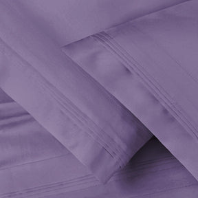 Premium 650 Thread Count Egyptian Cotton Solid Pillowcase Set - Wisteria
