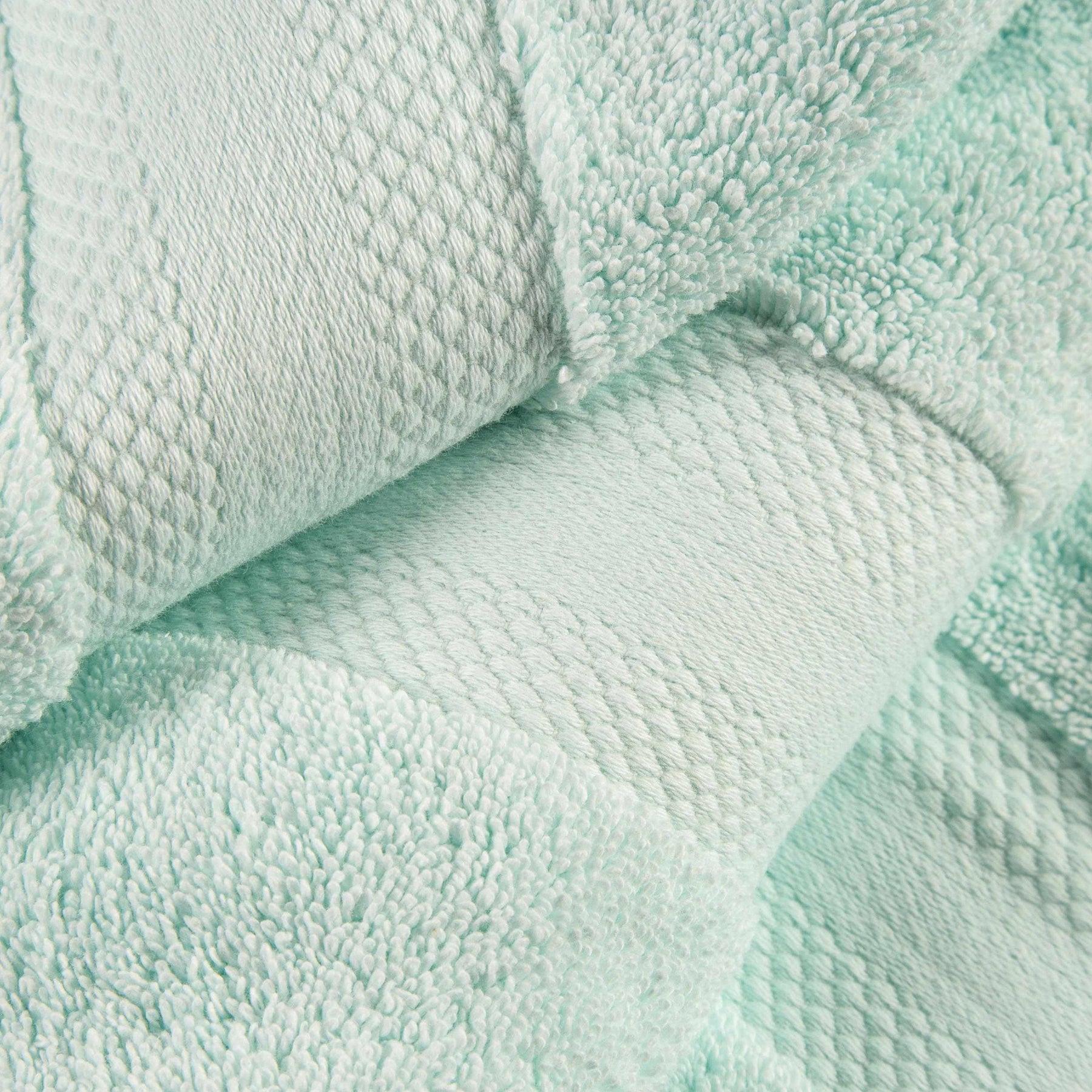  Superior Premium Turkish Cotton Assorted 6-Piece Towel Set -  Dusty Aqua