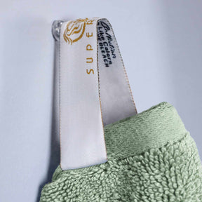  Superior Premium Turkish Cotton Assorted 6-Piece Towel Set - Olive Green