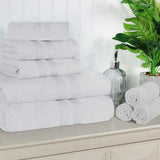 Ultra-Soft Cotton Absorbent Quick-Drying Solid 8 Piece Towel Set - Towel Set by Superior