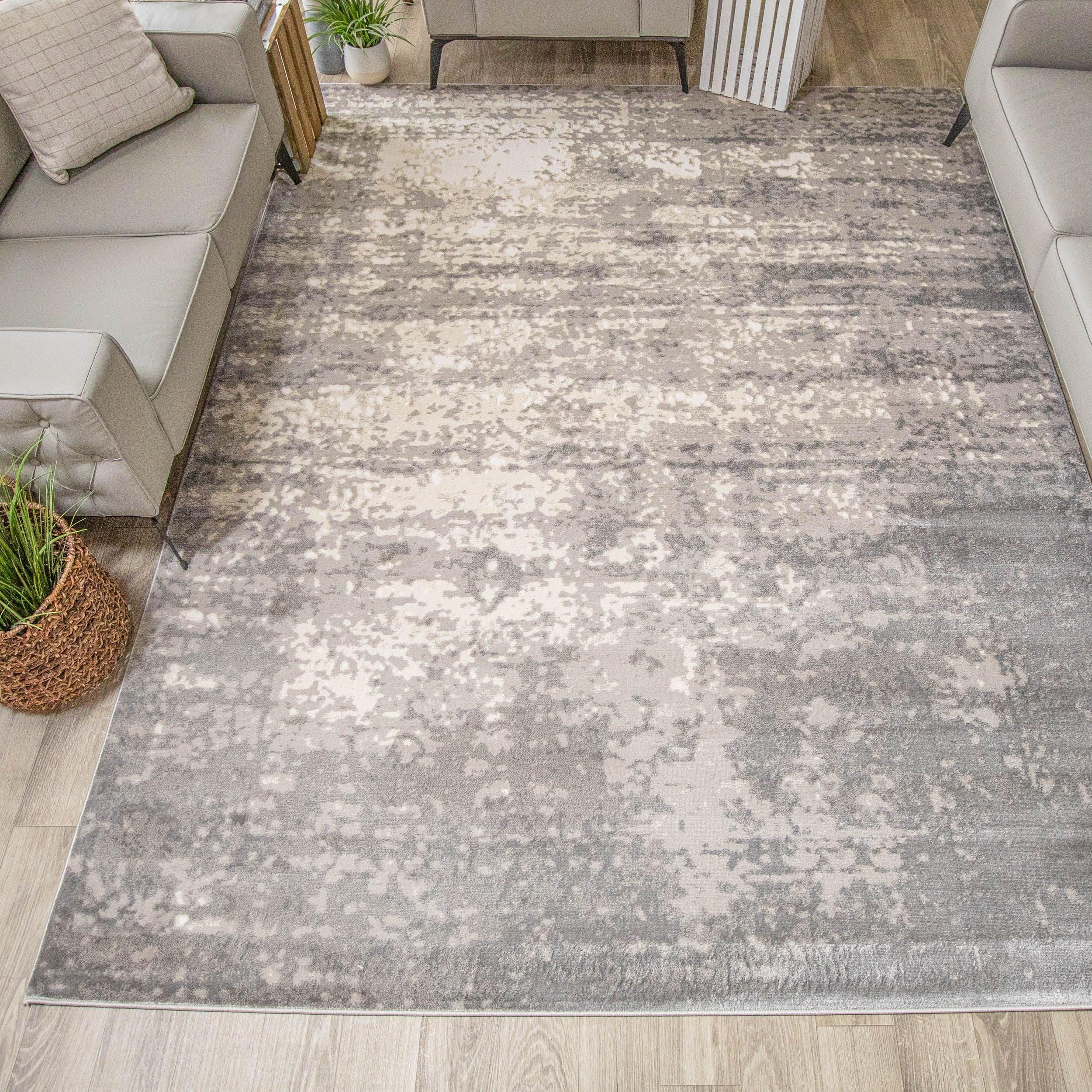 Afton Acid Wash Gradient Indoor Area Rug or Runner Or Door Mat - Rugs by Superior