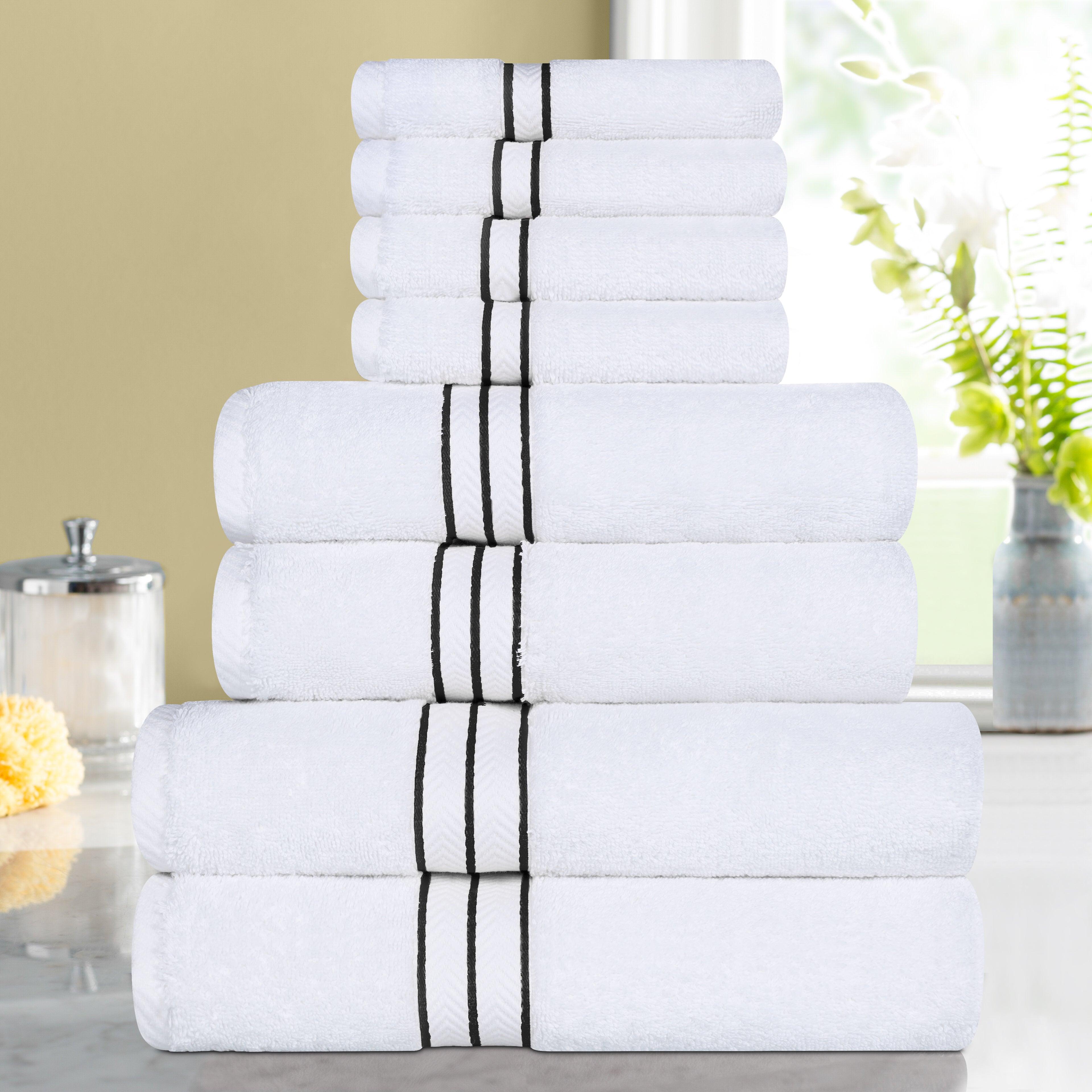 Ultra-Plush Turkish Cotton Hotel Collection Solid Towel Set Collection - Towel Set by Superior