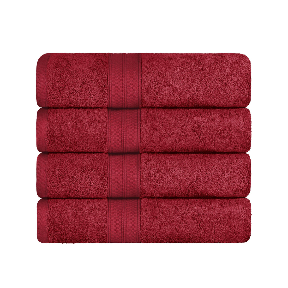 Ultra-Soft Hypoallergenic Rayon from Bamboo Cotton Blend Assorted Bath Towel Set-Bath Towel by Superior-Home City Inc