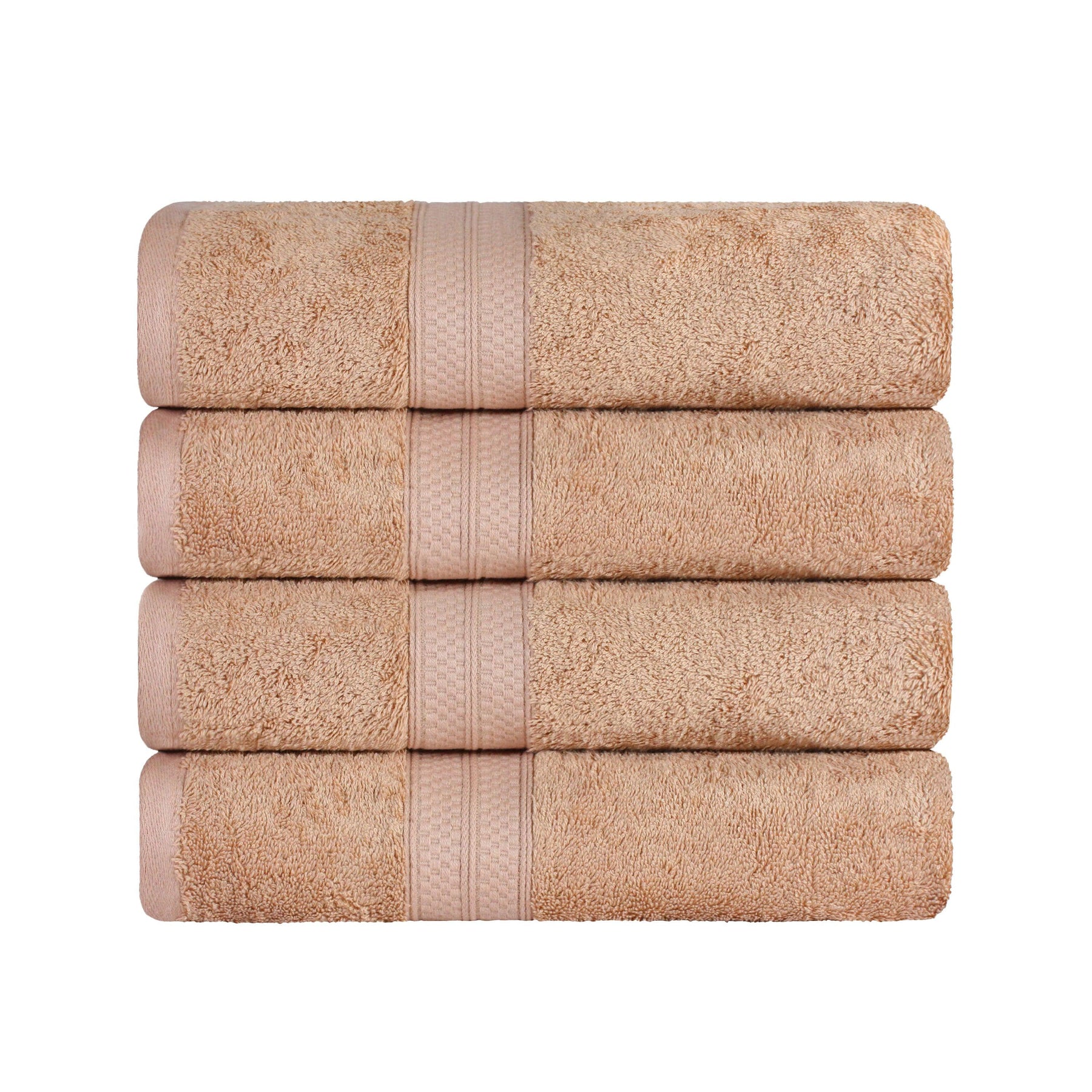 Ultra-Soft Hypoallergenic Rayon from Bamboo Cotton Blend Assorted Bath Towel Set -  SAnd
