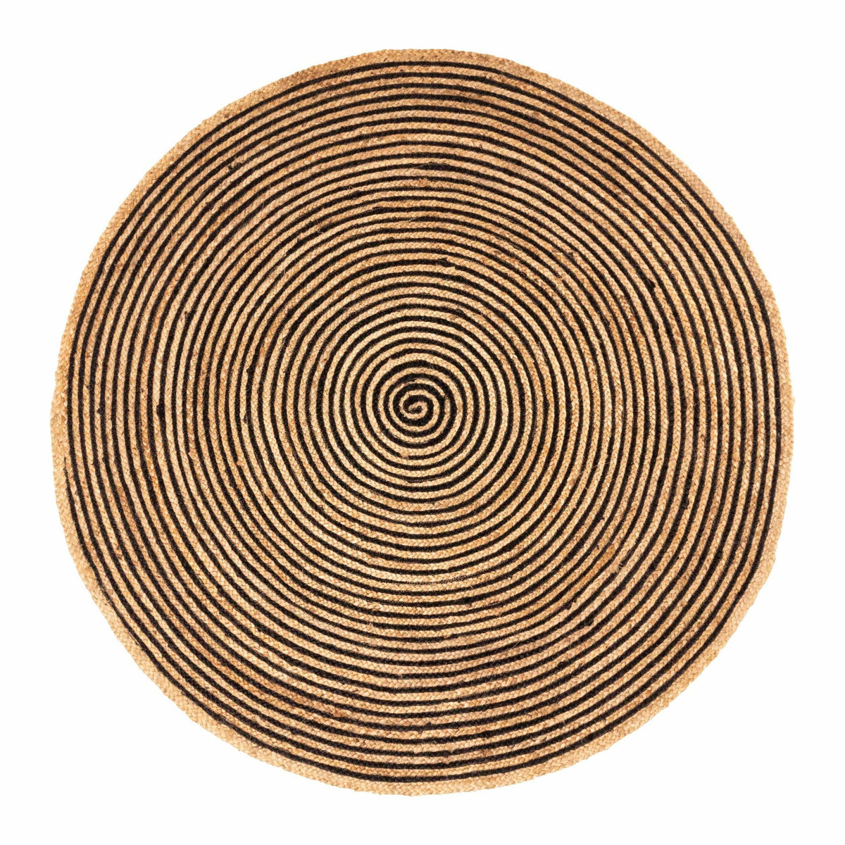 Braided Round Jute Indoor Area Rug-Rugs by Superior-Home City Inc