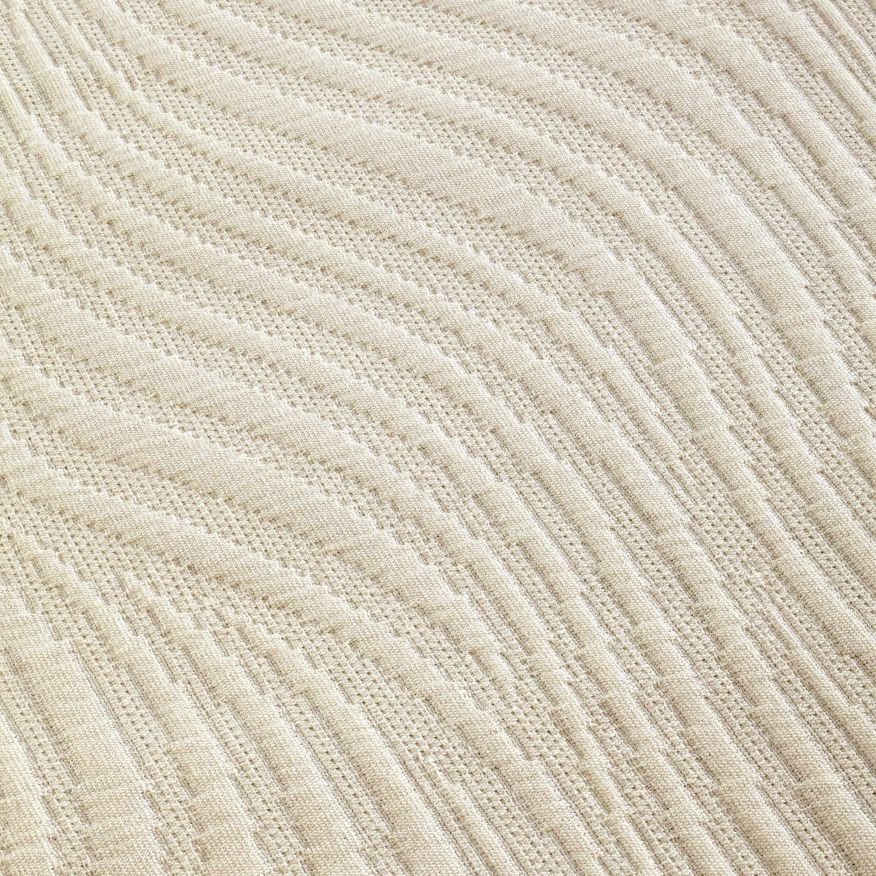 Cascade Cotton Jacquard Matelasse 3-Piece Bedspread Set - Ivory