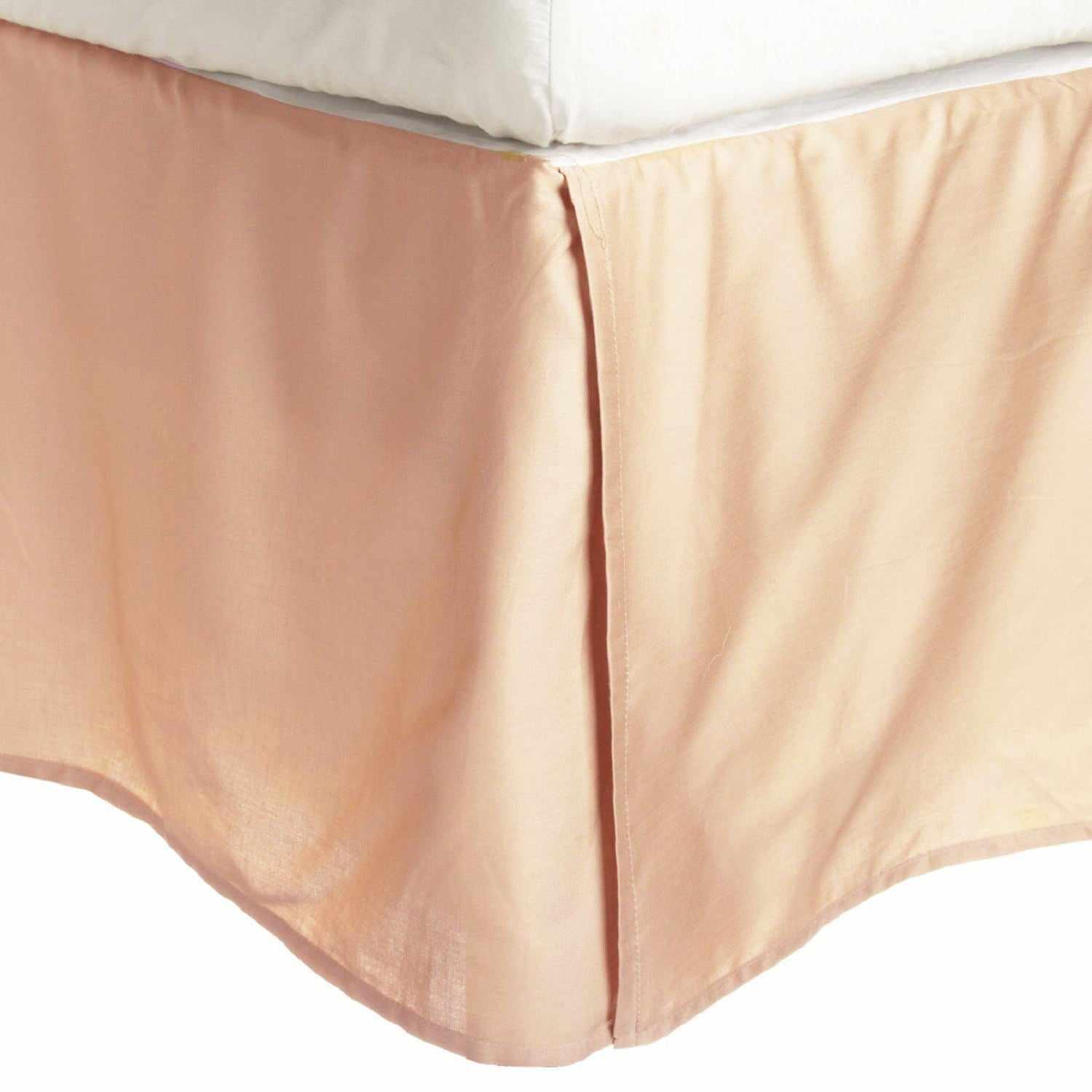 Cotton 15 Inch Drop Bed Skirt - Linen