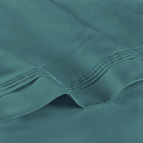 Superior 1000-Thread Count Egyptian Cotton Solid Pillowcase Set - Deep Sea