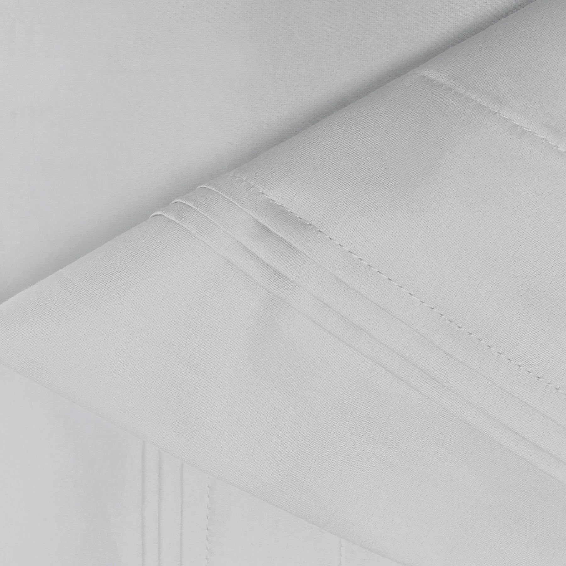 Superior 1000-Thread Count Egyptian Cotton Solid Pillowcase Set - Platinum