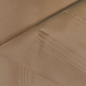 Superior 1000-Thread Count Egyptian Cotton Solid Pillowcase Set - Taupe