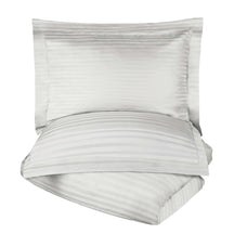 Superior Premium 600 Thread Count Egyptian Cotton Solid Duvet Cover Set -  Silver