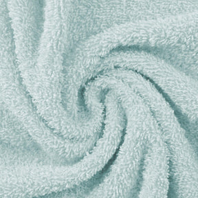 Superior Eco-Friendly Ring Spun Cotton 6-Piece Hand Towel Set - Aqua Marine