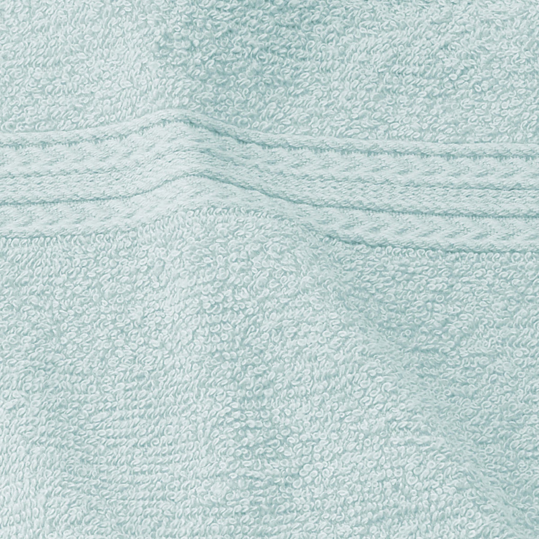 Superior Eco-Friendly Ring Spun Cotton 6-Piece Hand Towel Set - Aqua Marine