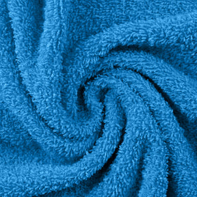 Superior Eco-Friendly Ring Spun Cotton 6-Piece Hand Towel Set -  Aster Blue