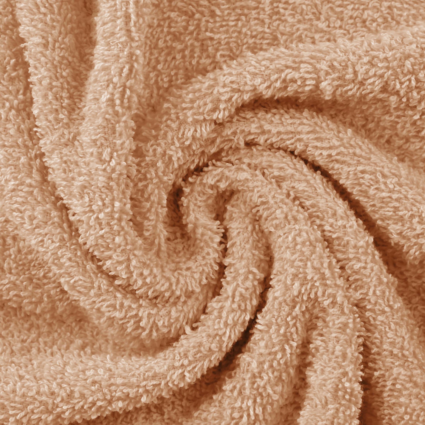 Superior Eco-Friendly Ring Spun Cotton 6-Piece Hand Towel Set - Camel