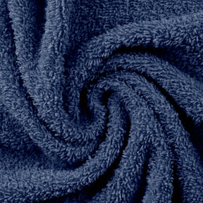 Superior Eco-Friendly Ring Spun Cotton 6-Piece Hand Towel Set - Navy Blue