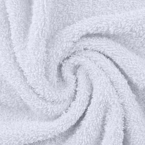 Superior Eco-Friendly Ring Spun Cotton 6-Piece Hand Towel Set - Terrace White