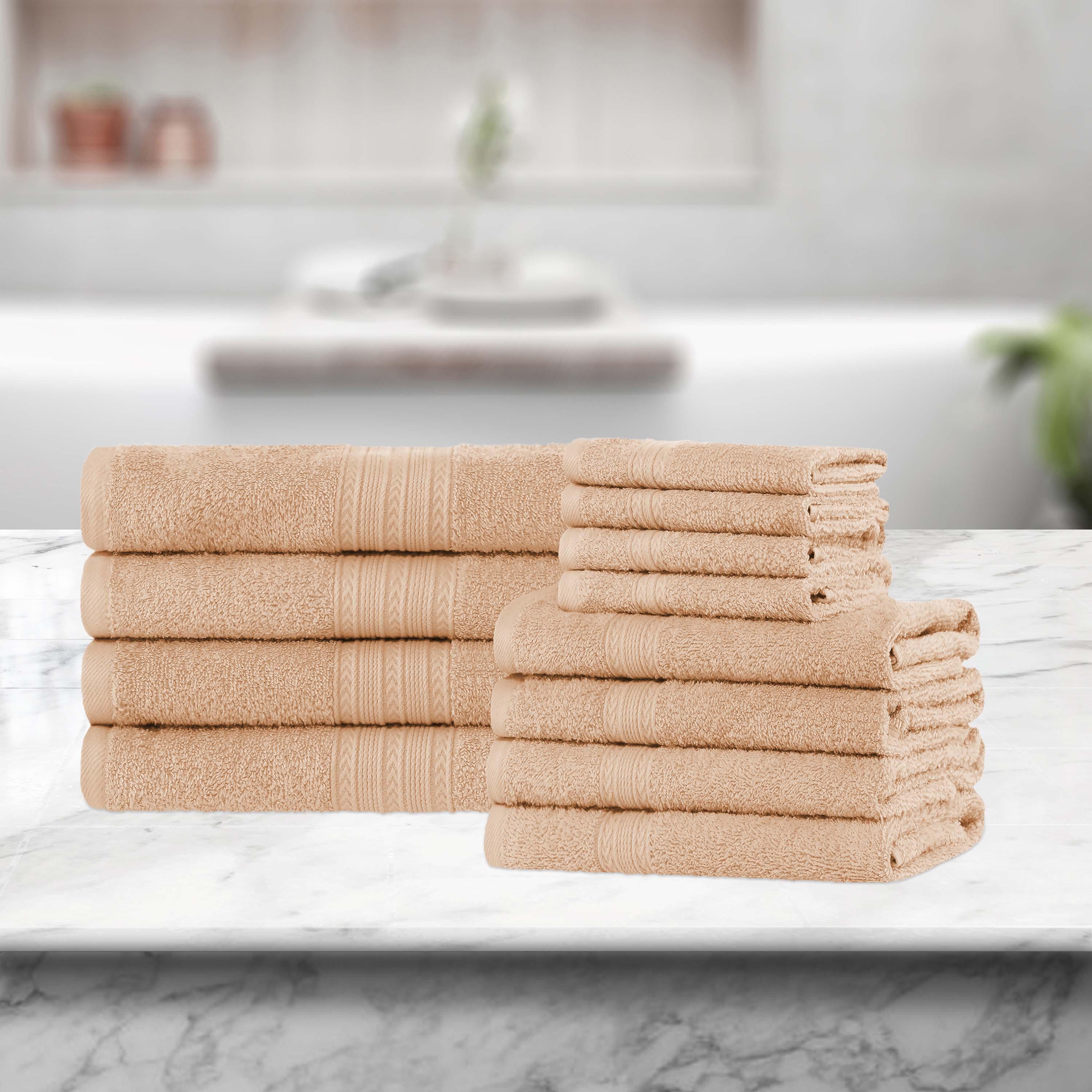 Eco-Friendly Ring Spun Cotton Towel Set Collection - Towel Set by Superior