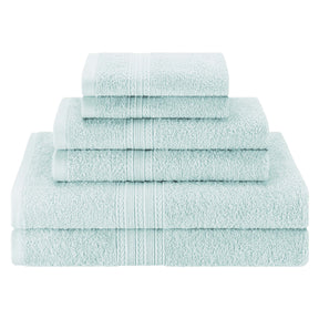 Eco-Friendly Ring Spun Cotton Towel Set - Aquamarine