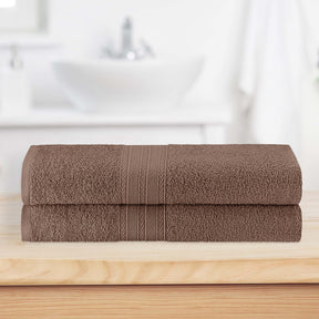 Eco-Friendly Ring Spun Cotton Towel Set - Coffee