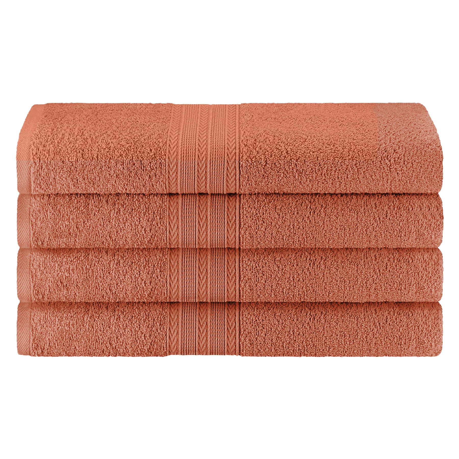 Eco-Friendly Ring Spun Cotton Towel Set - Copper