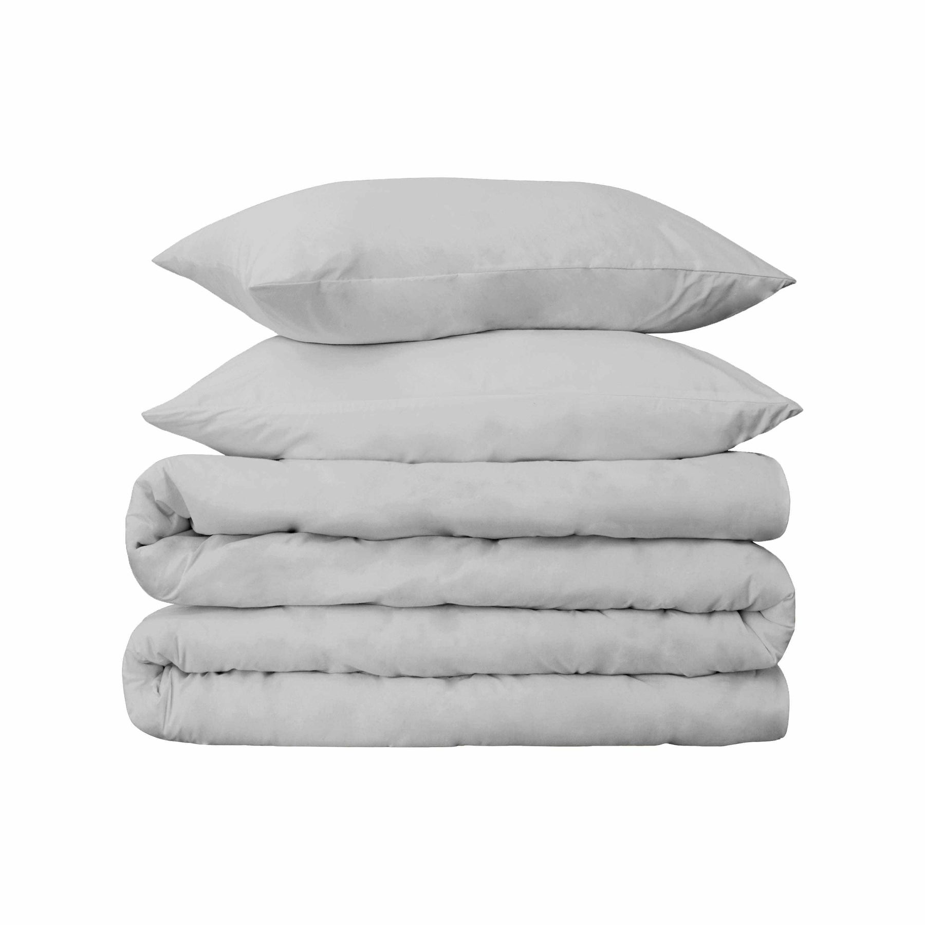  Superior Egyptian Cotton 700 Thread Count Breathable 3-Piece Duvet Cover Bedding Set - Chrome