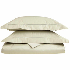  Superior Embroidered Egyptian Cotton Duvet Cover Set - Ivory