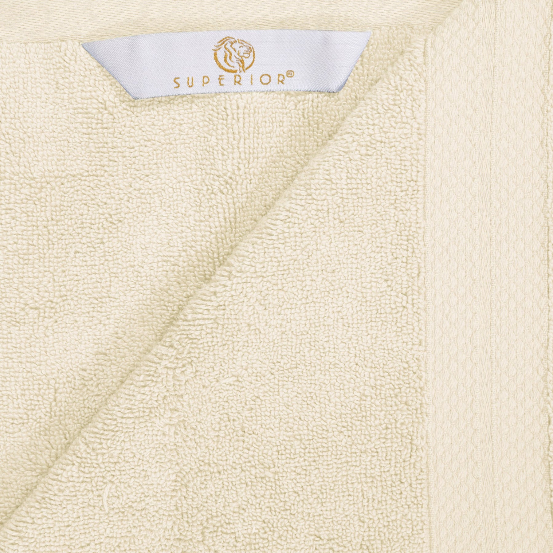 Superior Premium Turkish-Cotton Assorted Towel Set - Ivory