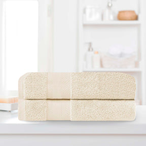 Superior Premium Turkish-Cotton Assorted Towel Set - Ivory