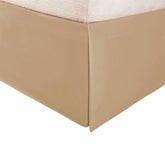 Microfiber Wrinkle-Free Solid 15-Inch Drop Bed Skirt - Taupe