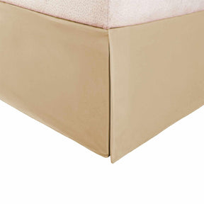 Microfiber Wrinkle-Free Solid 15-Inch Drop Bed Skirt - Taupe