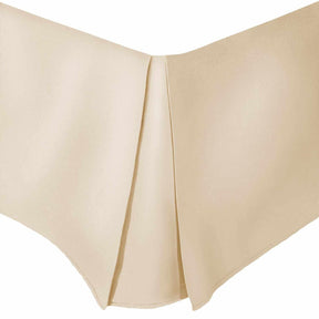 Microfiber Wrinkle-Free Solid 15-Inch Drop Bed Skirt - Tan