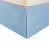 Microfiber Wrinkle-Free Solid 15-Inch Drop Bed Skirt - Light Blue