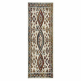 Modern Oriental Jute Backing Geometric Indoor Southwestern Area Rug-Rugs by Superior-Home City Inc