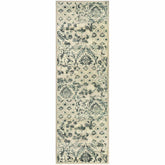 Navan Distressed Floral Damask Area Rug-Rugs by Superior-Home City Inc