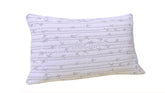 Shredded Memory Foam Pillow with Removable Rayon from Bamboo Cover - White