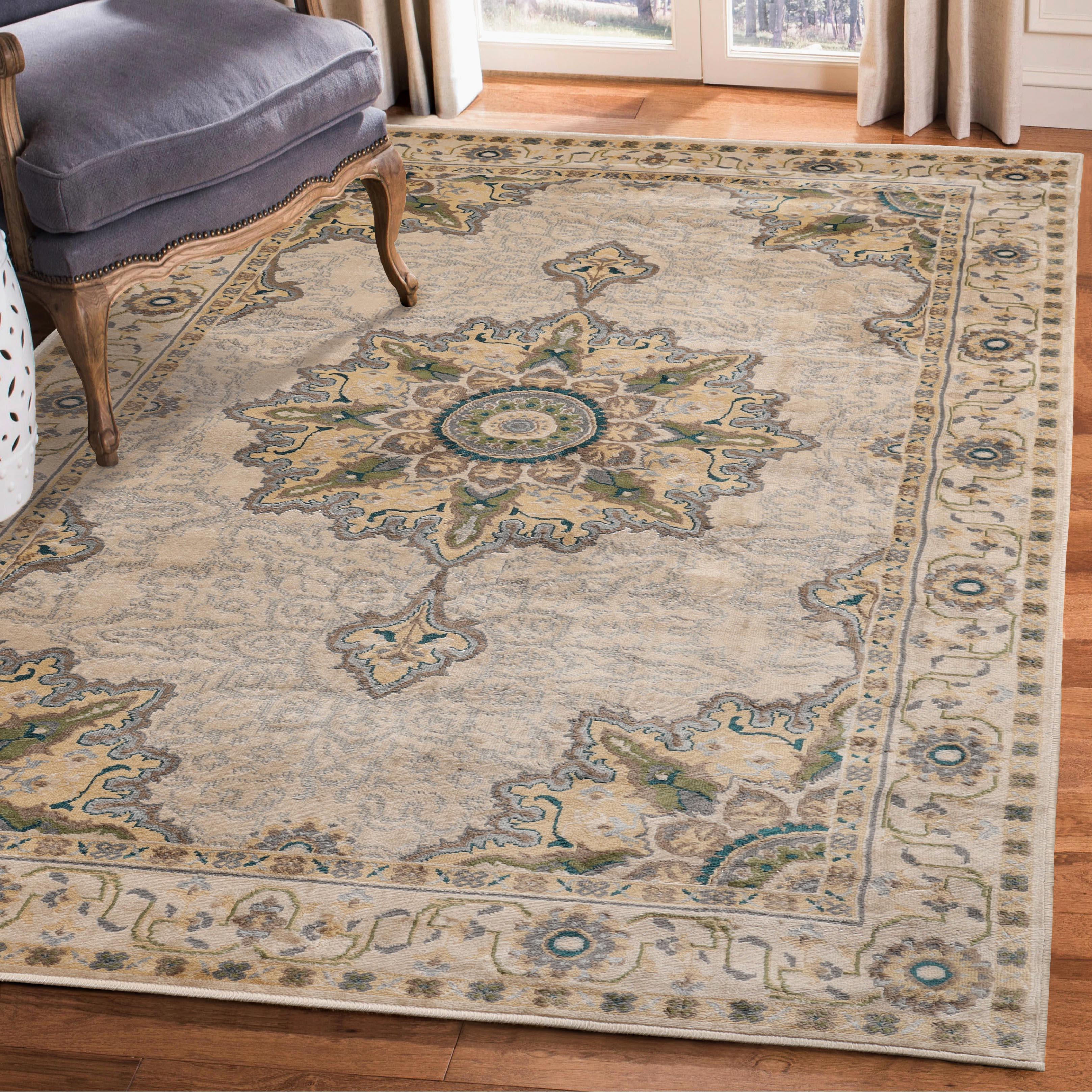 Edeline Medallion Oriental Indoor Large Area Rugs or Runner Rug - Rugs by Superior