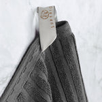 Soho Cotton Ribbed Textured Absorbent Bath Sheet & Bath Towel Set - Towel Set by Superior