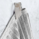 Soho Cotton Ribbed Textured Absorbent Bath Sheet & Bath Towel Set - Towel Set by Superior